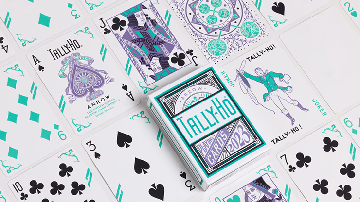 Tally Ho Fan Back Arrow Playing Cards by US Playing Card Co. - Image 2