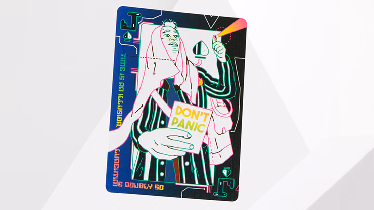 The Hitchhiker's Guide to The Galaxy- The Infinite Improbability Deck (Don't Panic Purple) - thumbnail 5