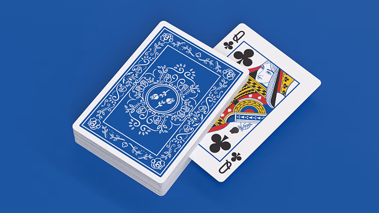 Black Roses Blue Magic Playing Cards - thumbnail 3