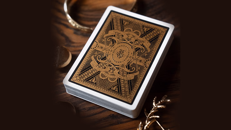 King's Head (Black and Gold Foil) Playing Cards by Joker and the Thief - Image 2
