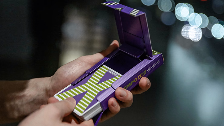 Tempo-Lab Purple Playing Cards - thumbnail 3