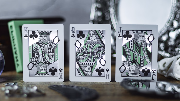 Reflections Epiphany (Green) Playing Cards by Emily Sleights - thumbnail 5