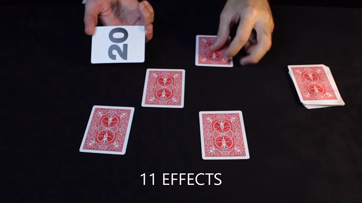 Bicycle Special NUMBERS Red Playing Cards (plus 11 Online Effects) - thumbnail 4