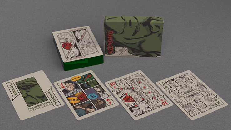 Frankenstein Series Comic Edition (Gilded) Playing Cards - thumbnail 5