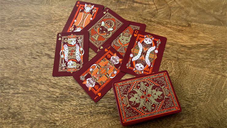 Neko Royal Red Playing Cards - thumbnail 4