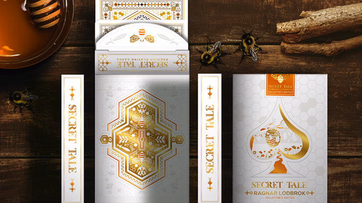 Secret Tale Ragnar White Bee Collector's Playing Cards - thumbnail 6