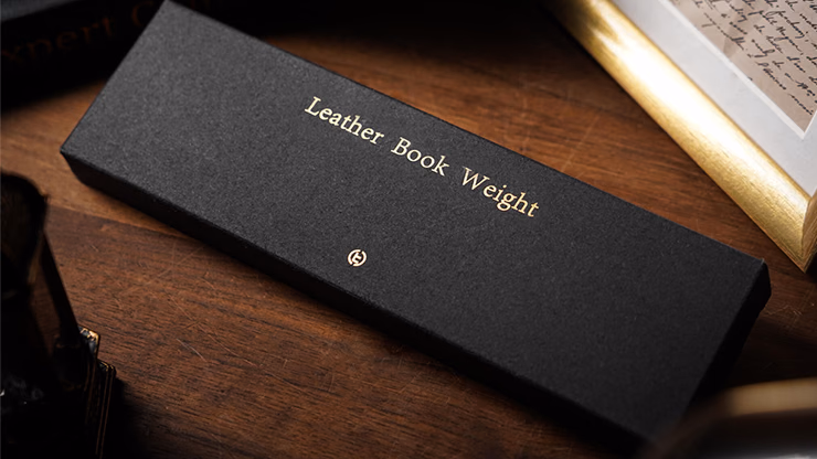 Leather Book Weight (Brown) by TCC Presents - thumbnail 6