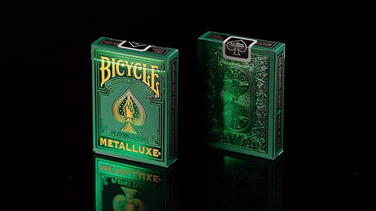Bicycle Metalluxe Green Playing Cards by US Playing Card Co. - thumbnail 5