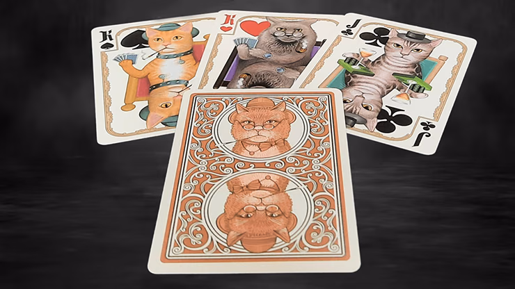Bicycle Poker Cats V2 Playing Cards - Image 2