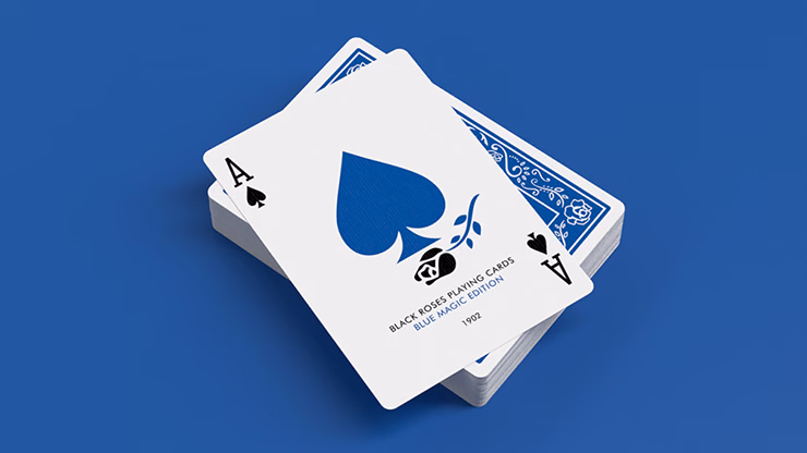 Black Roses Blue Magic Playing Cards - thumbnail 5