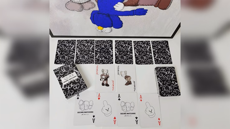 Kaws Seeing / Watching Black Edition Playing Cards - thumbnail 4