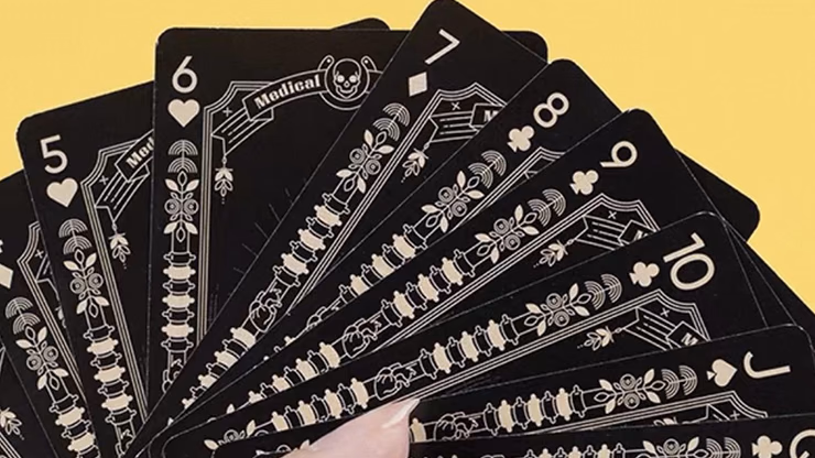 Medical Poker (Black) Playing Cards - thumbnail 5