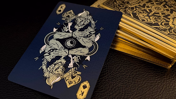 Asura Deluxe Blue Playing Cards - thumbnail 5