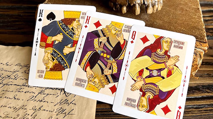 Shakespeare (Burgundy) Playing Cards - thumbnail 3