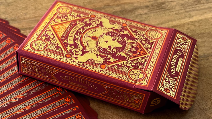 Neko Royal Red Playing Cards - Image 2