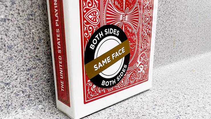 Bicycle 2 Faced Red Tuck (Mirror Deck Same on both sides) Playing Card - Image 2