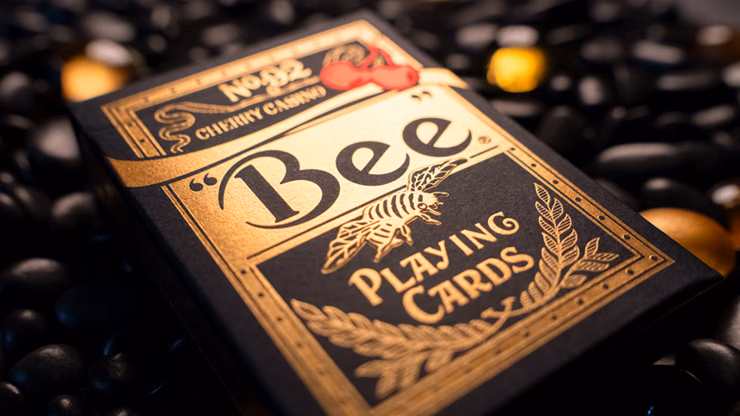 Limited Bee X Cherry 3 deck Set (Blue, Red and Black) Playing Cards - magic trick