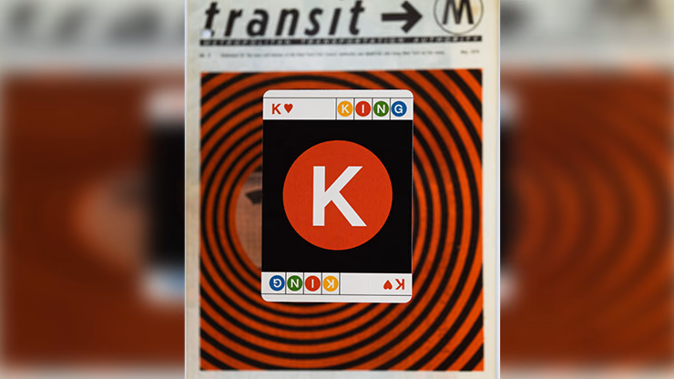 BLACK EDITION FULTON STREET MTA PLAYING CARDS (1972 VIGNELLI MAP EDITION) - thumbnail 4