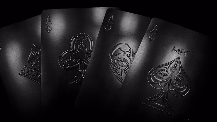 Aqua Black Invisible Playing Cards by MPC - thumbnail 4