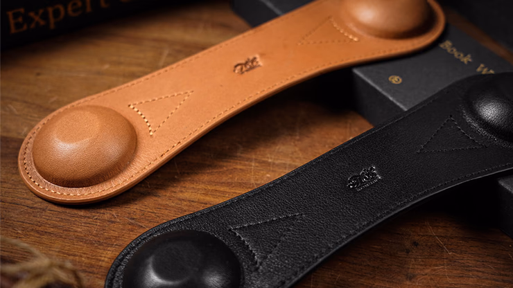 Leather Book Weight (Brown) by TCC Presents - thumbnail 4