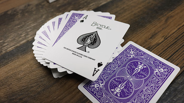 Bicycle Purple Playing Cards by US Playing Card Co - thumbnail 4