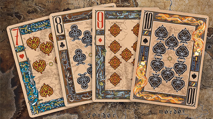 The Lord of the Rings - Two Towers Playing Cards (Gilded Edition) by Kings Wild - thumbnail 4