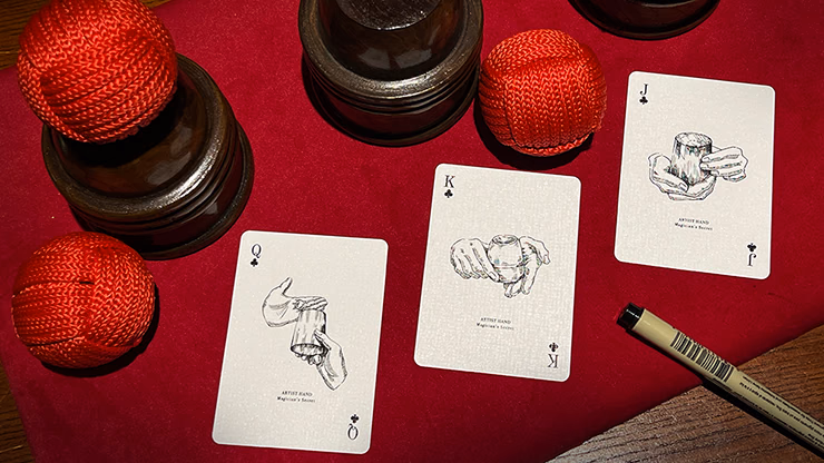 Artist Hand Playing Cards - Image 2