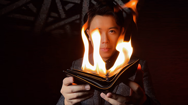 Ember - E Fire Wallet by MS Magic - magic trick