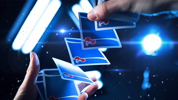 Cherry Casino Playing Cards (Tahoe Blue) by Pure Imagination Projects - thumbnail 3