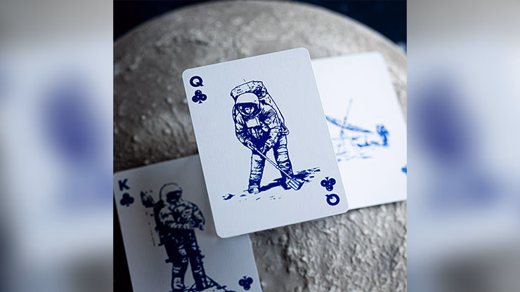 NASA HOLOGRAPHIC FOIL "MEATBALL" LOGO PLAYING CARDS - thumbnail 5