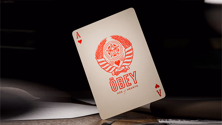 Obey Red Edition Playing Cards by theory11 - thumbnail 5