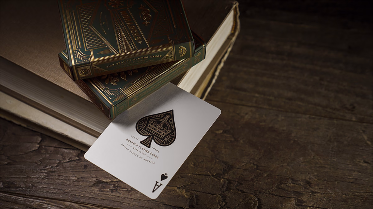 Monarch Playing Cards (Green) by theory11 - thumbnail 3