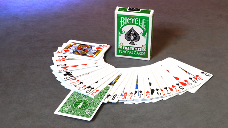 Invisible Deck Bicycle (Green) - Image 2