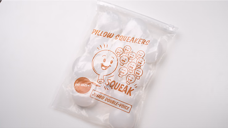 Pillow Squeaker Double Voice (12pk Jumbo) by Murphy's Magic - magic trick