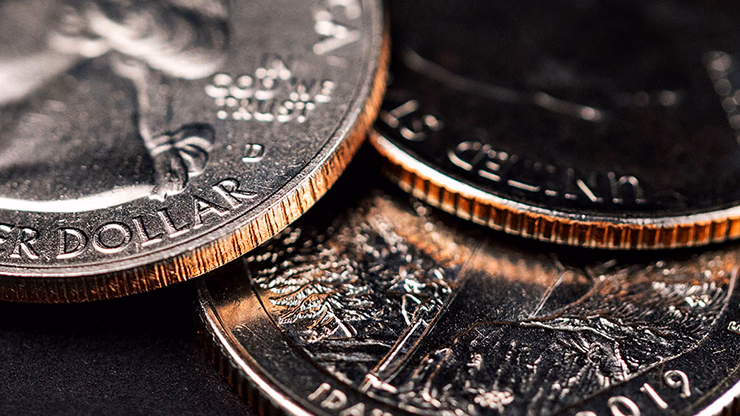 Triad Coins (Quarter) by Joshua Jay and Vanishing Inc. - thumbnail 4
