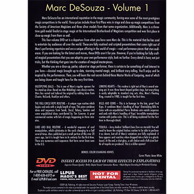 Master Works of Conjuring Vol. 1 by Marc DeSouza - DVD - Image 2