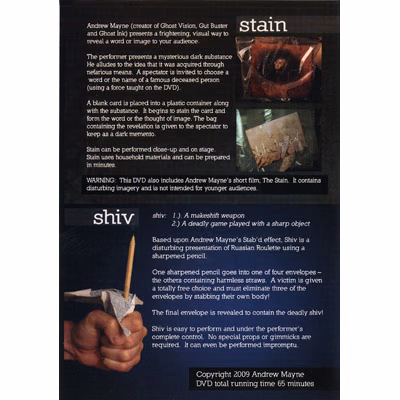 Stain-Shiv by Andrew Mayne - DVD - Image 2