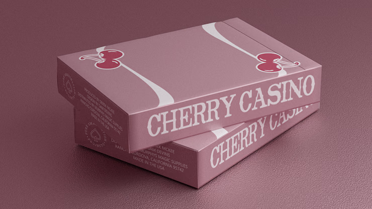 Cherry Casino (Flamingo Quartz Pink) Playing Cards By Pure Imagination Projects - Image 2