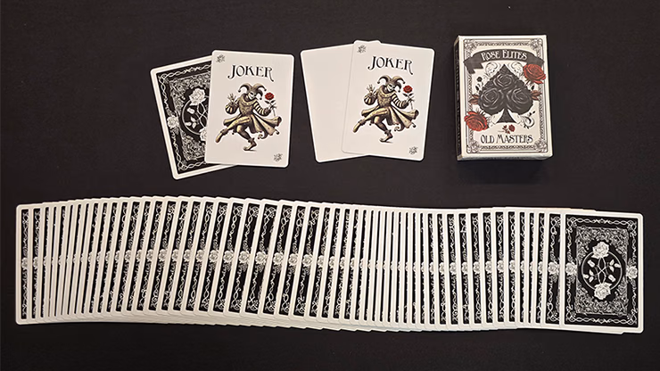 Rose Elites - Old Masters (Black) Marked Deck Playing Cards - thumbnail 4