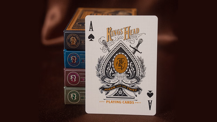 Kings Head (Purple and Rose) Playing Cards by Joker and the Thief - thumbnail 5