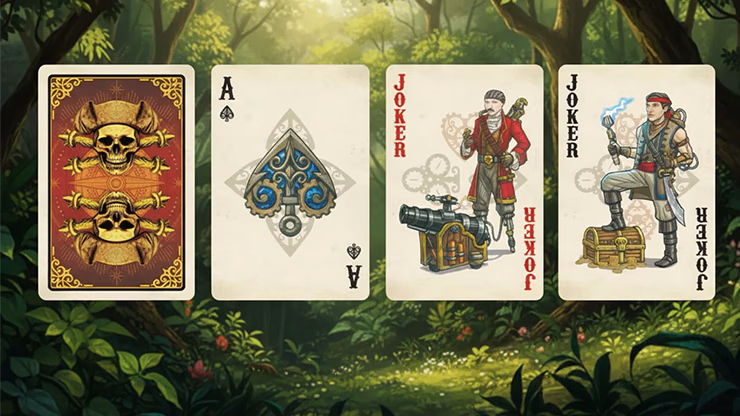 Skeleton Pirates Playing Cards - Image 2