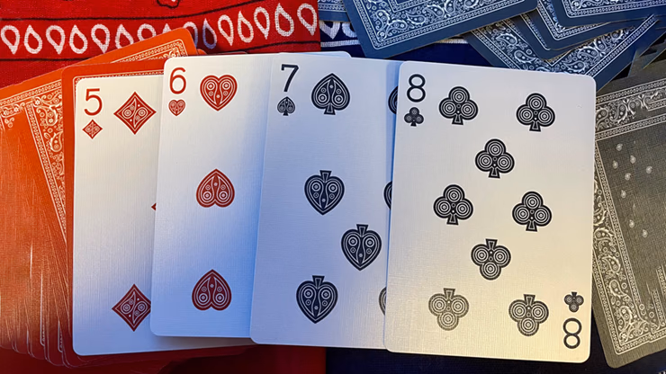 Gilded Bicycle Bandana Playing Cards - thumbnail 6