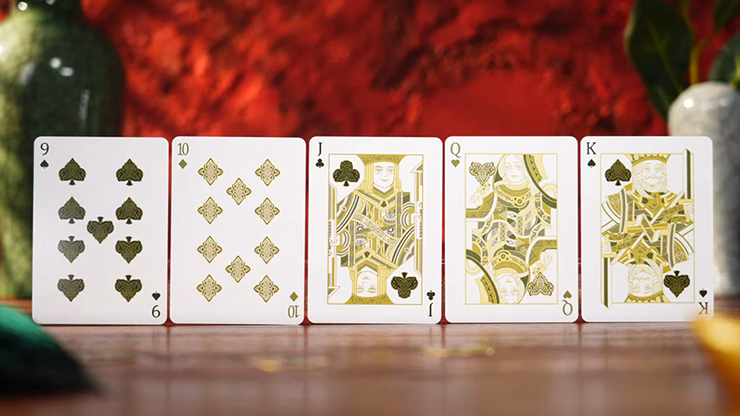 Year of the Horse (Green) Playing Cards by TCC Fashion - thumbnail 4