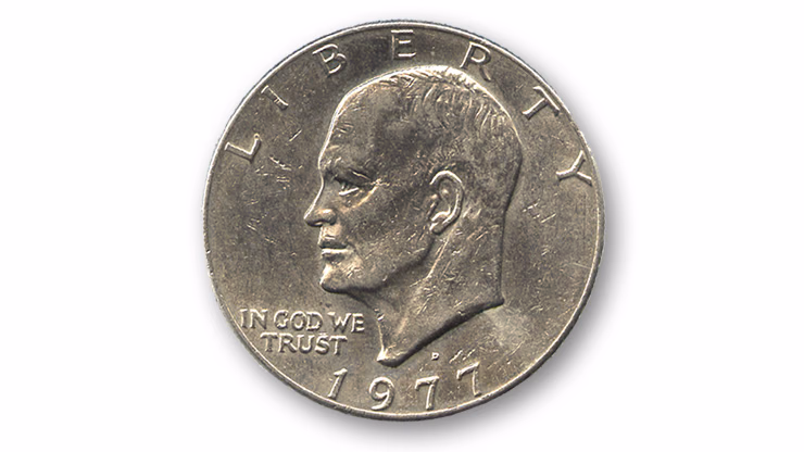 Eisenhower Dollar (Single Coin Ungimmicked) - Trick - magic trick