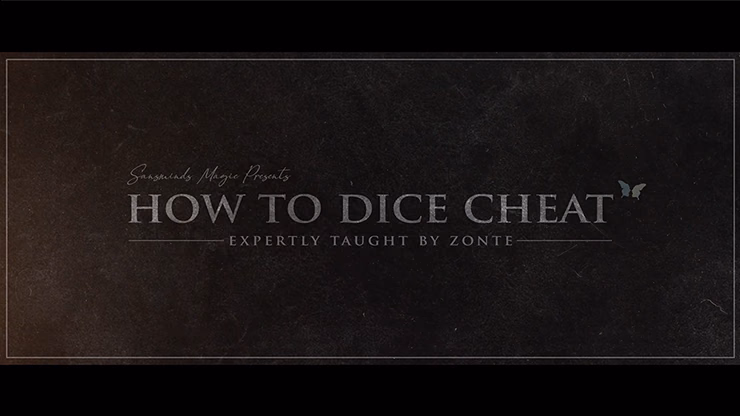 How to Cheat at Dice Black Leather (Props and Online Instructions) by Zonte and SansMinds - Trick - magic trick