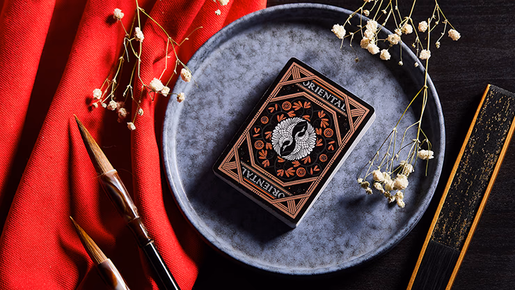 Oriental Memory Black playing Cards - Image 2