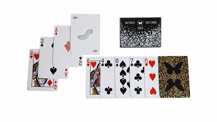 Gaff pack for Butterfly Playing Cards Marked (Black and Gold) by Ondrej Psenicka - Image 2