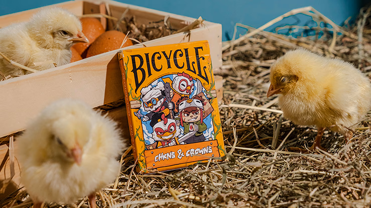 BICYCLE CHKNS & CROWNS PLAYING CARDS - thumbnail 6