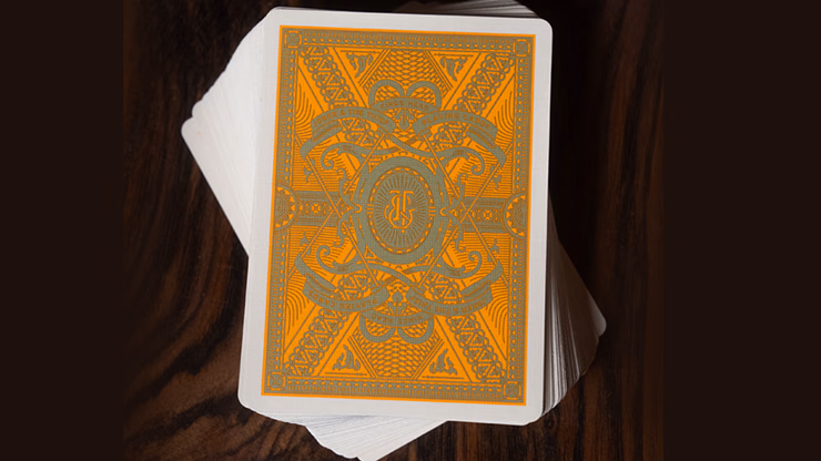 Kings Head (Green & Yellow) Playing Cards by Joker and the Thief - Image 2
