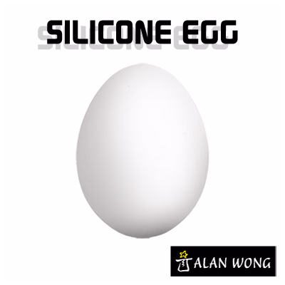 Silicone Egg (White) by Alan Wong - magic trick
